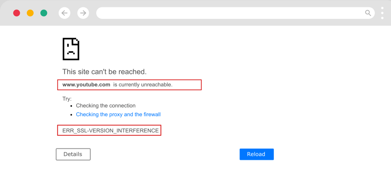 How to Fix ERR_SSL_VERSION_INTERFERENCE Error in Chrome