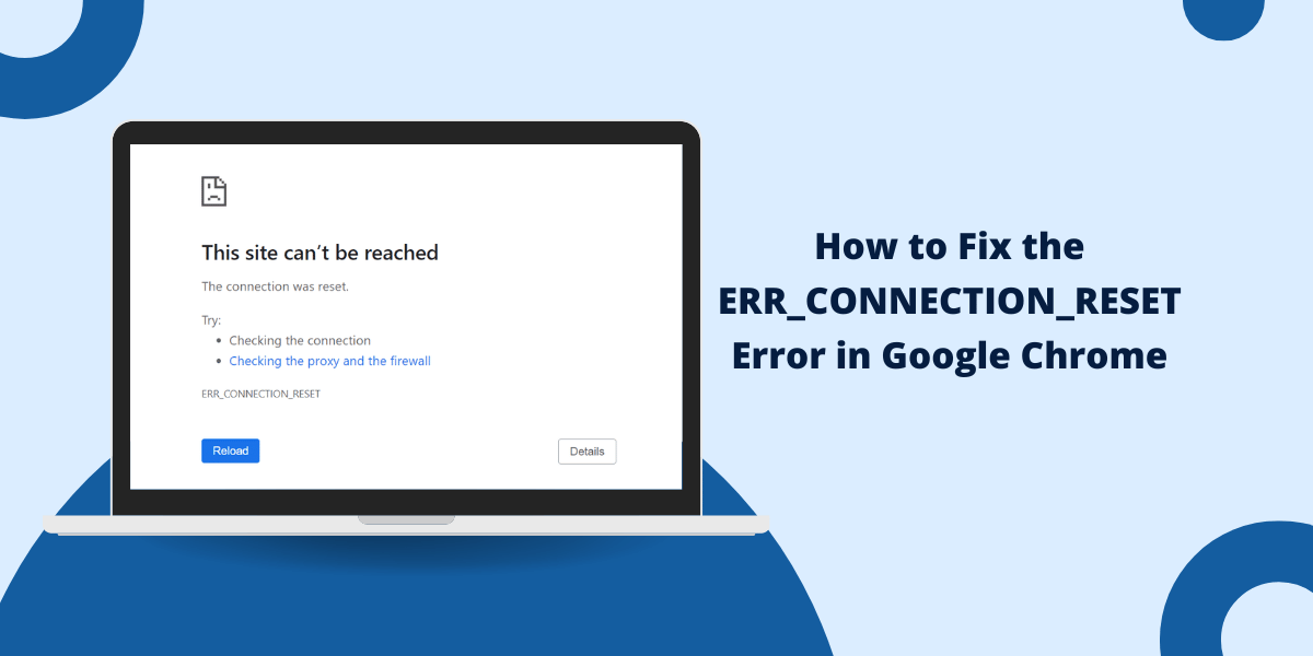 Fix ERR_CONNECTION_RESET Error