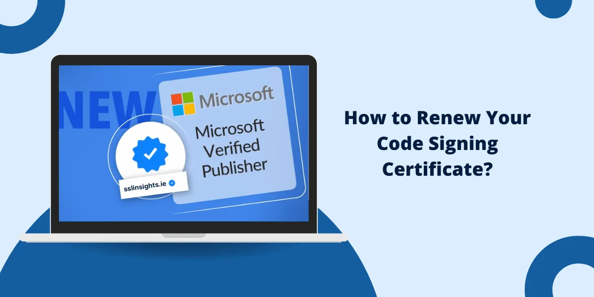 Renew Code Signing Certificate