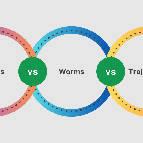 Viruses vs Worms vs Trojan Horses What s the Differences