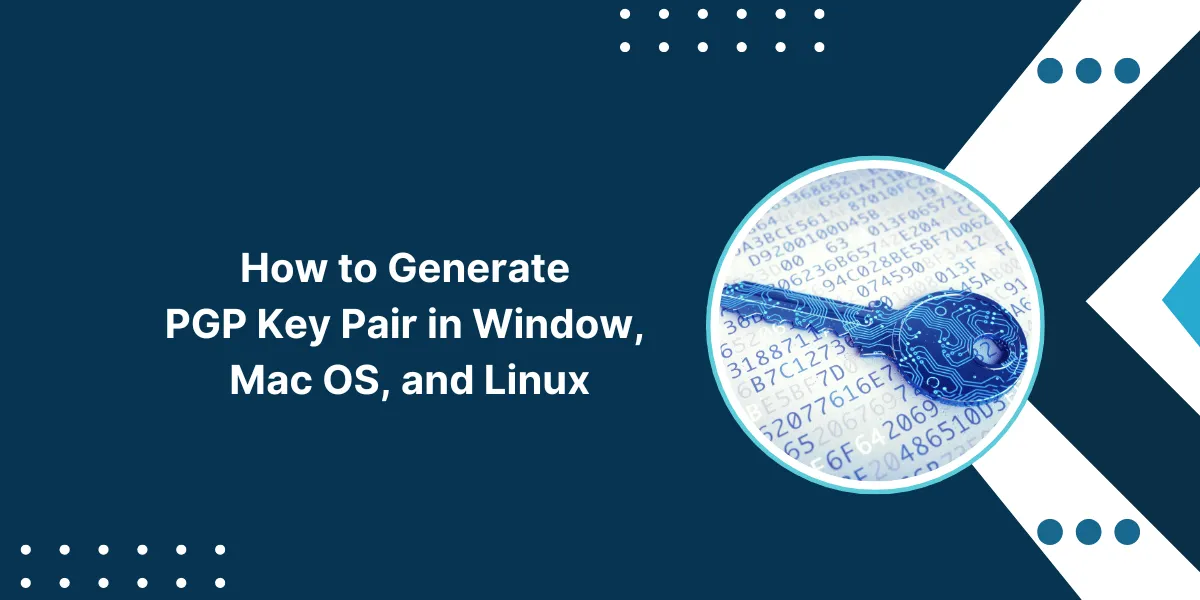 Generate PGP Key Pair