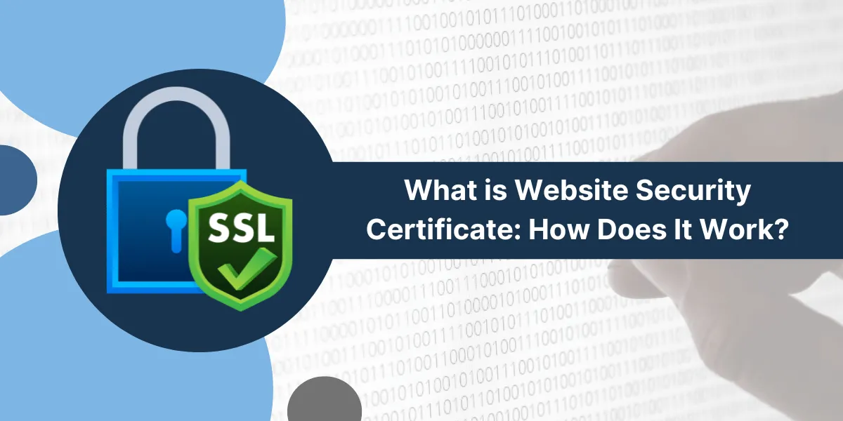 Website Security Certificate