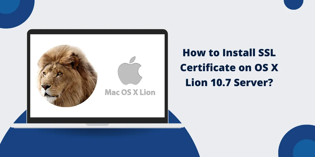 Install SSL Certificate on OS X Lion