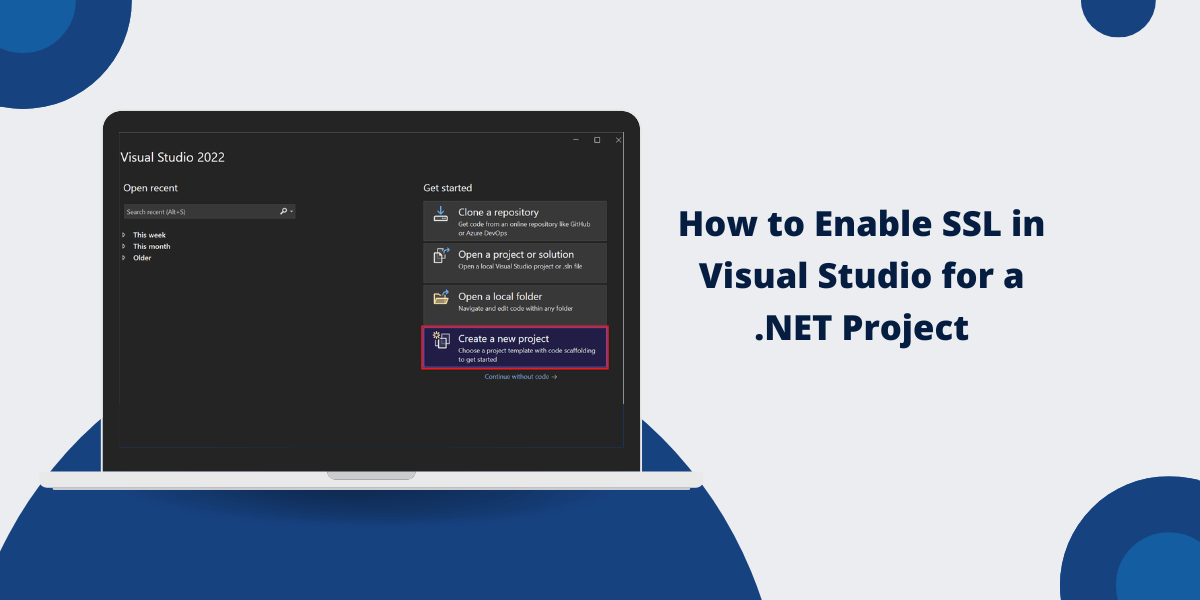 Enable SSL in Visual Studio for a .NET Project