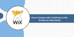 Install SSL Certificate on Wix