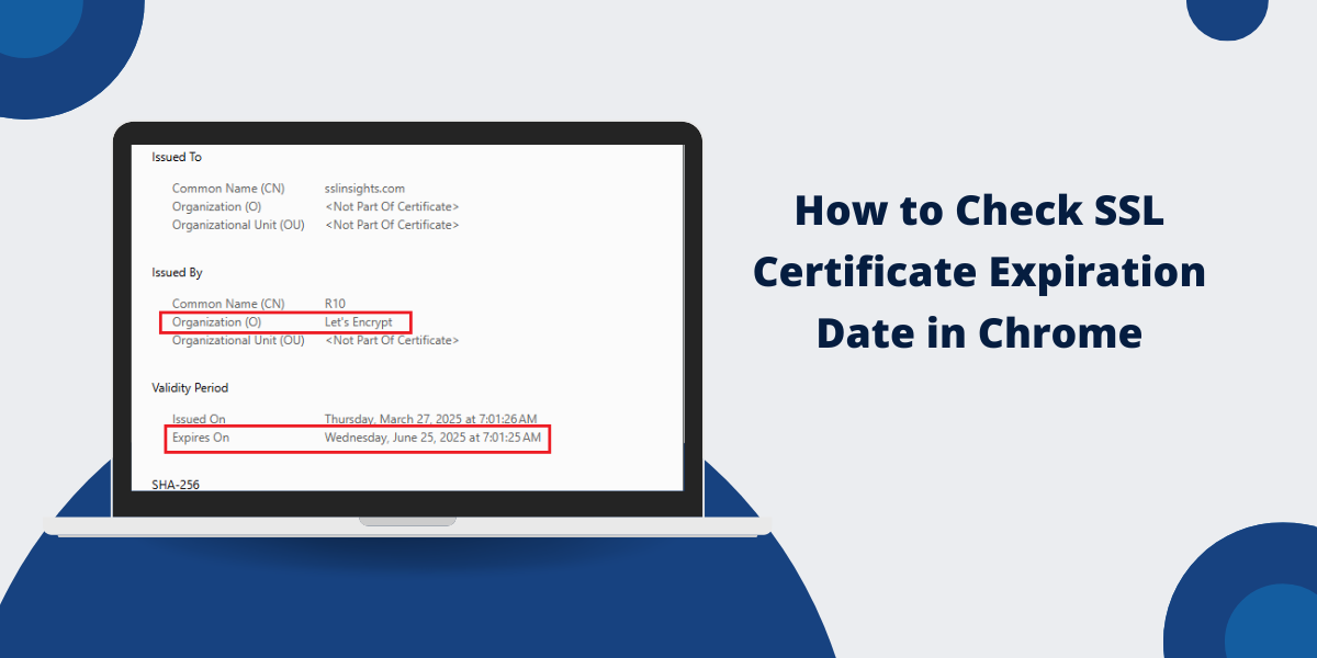 Check SSL Certificate Expiration Date in Chrome
