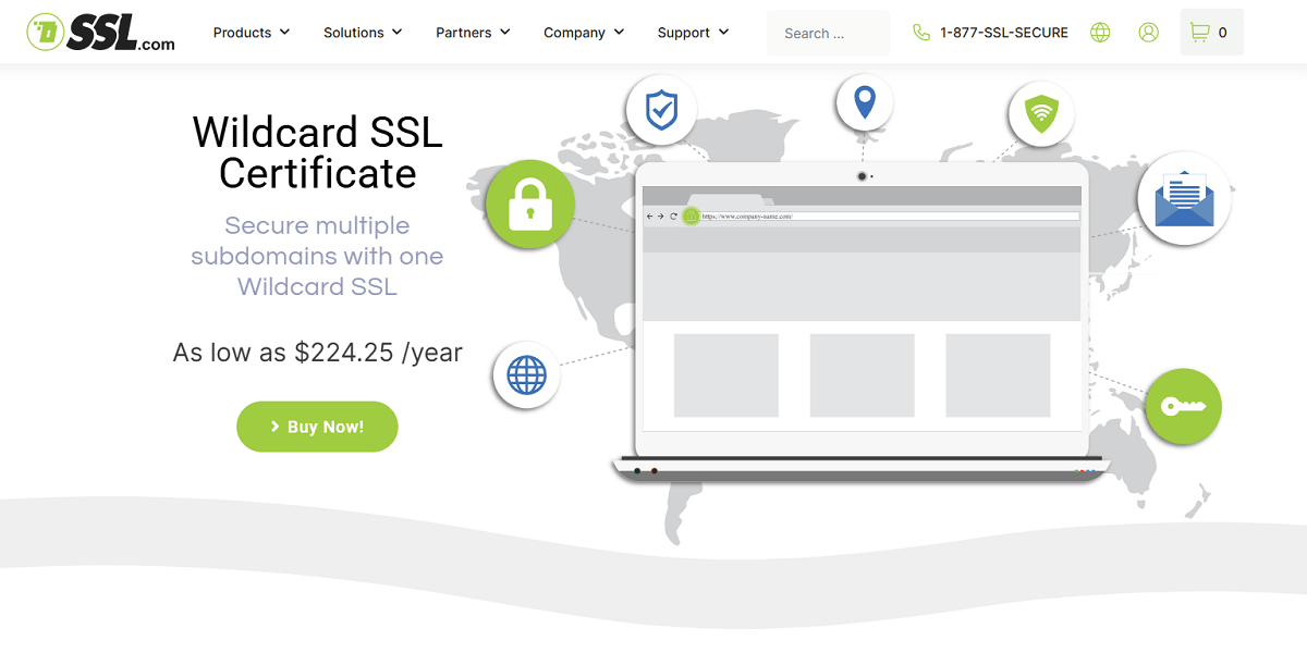 SSL.com Wildcard SSL Certificate