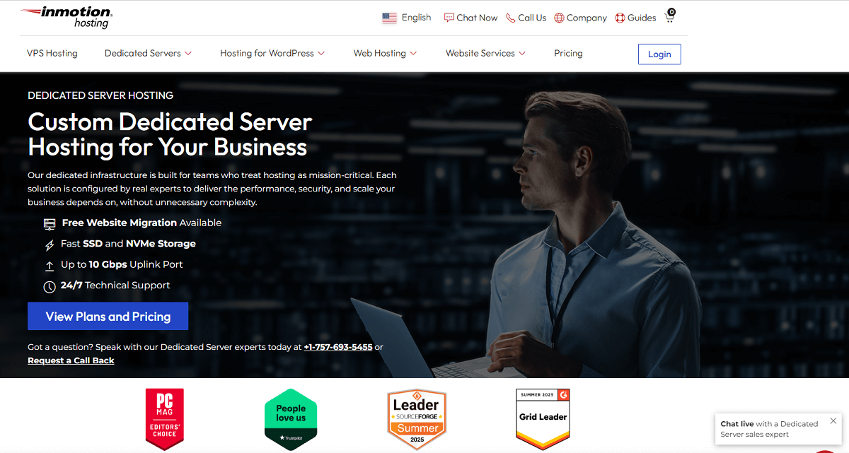 Inmotion Hosting Dedicated Servers