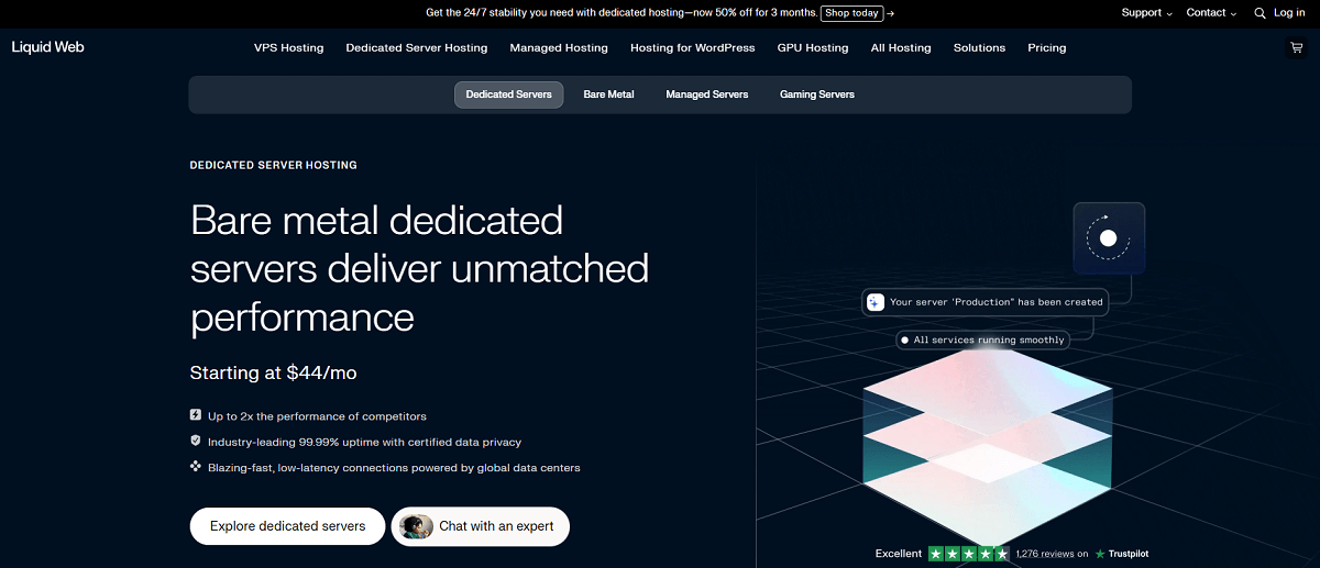 Liquid Web Dedicated Servers