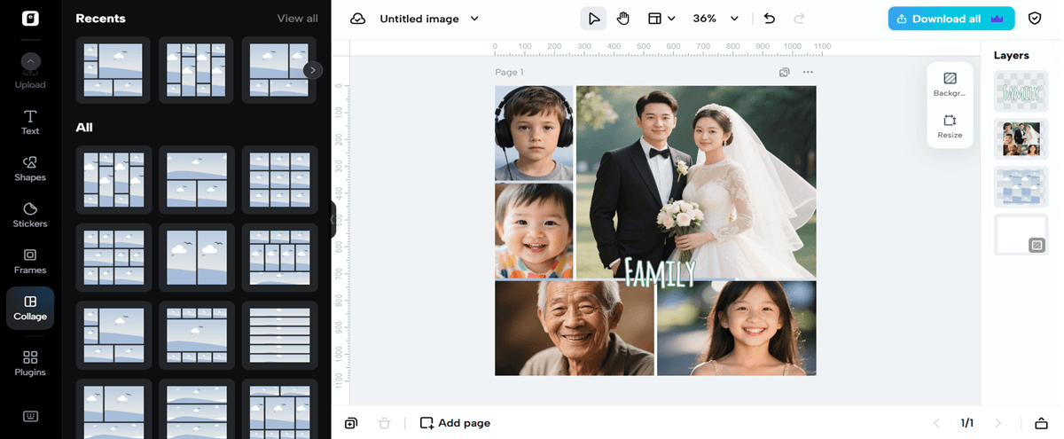 Pippit AI Collages for Memories