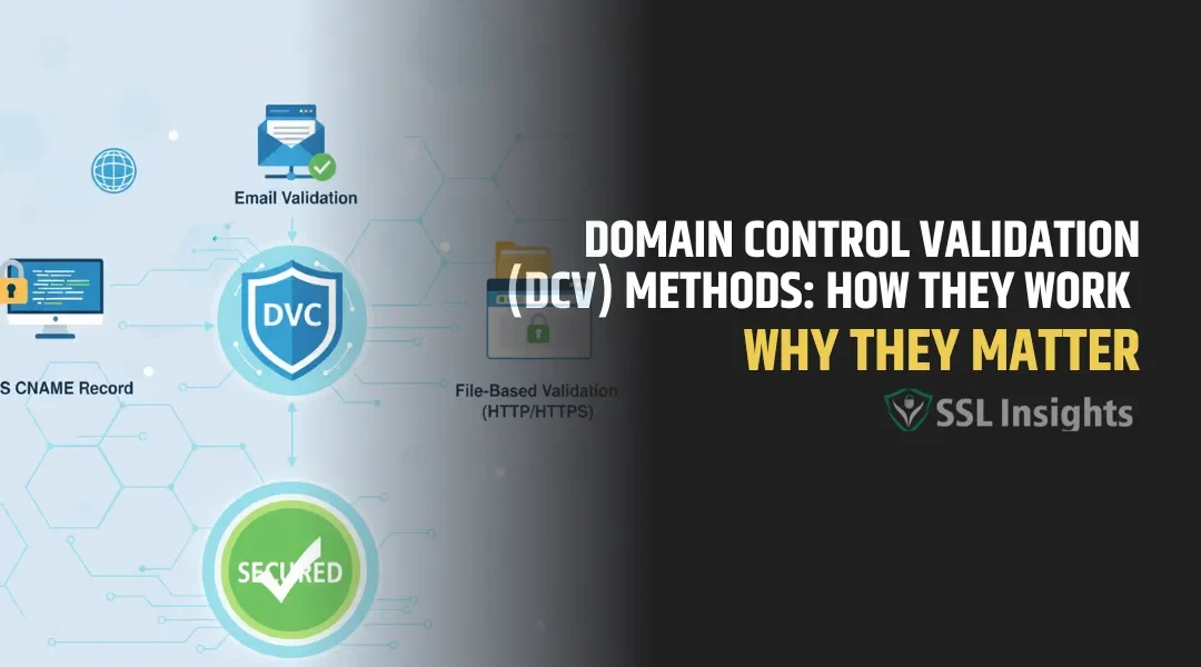 Domain Control Validation (DCV) Methods: How They Work & Why They Matter