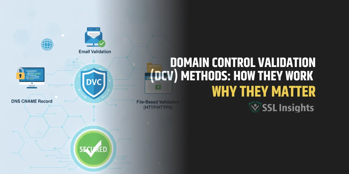 Domain Control Validation (DCV) Methods