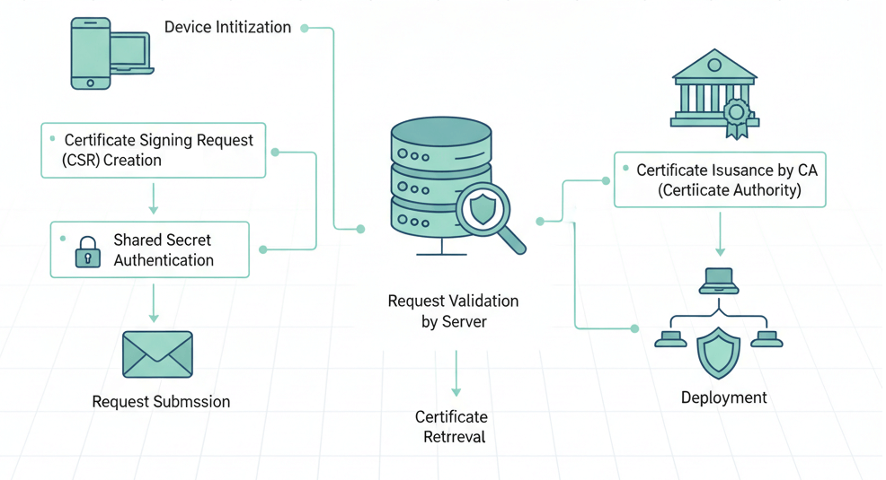 Simple Certificate Enrollment Protocol (SCEP) Works