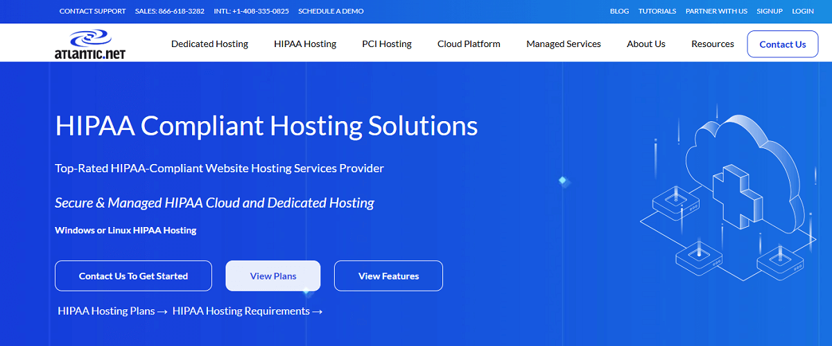 Atlantic.net HIPAA Compliant Hosting Solutions