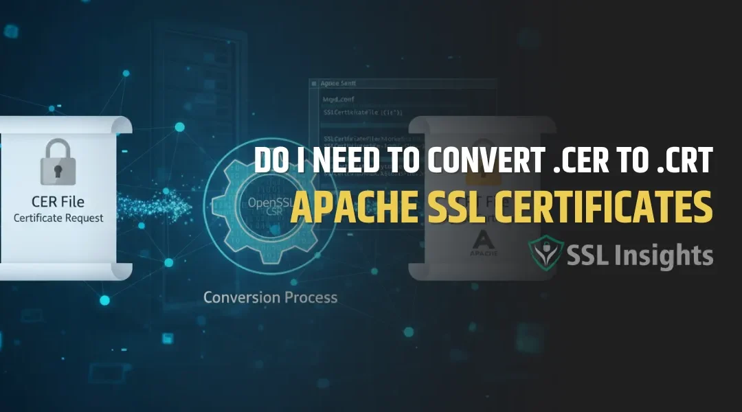 Do I Need to Convert .CER to .CRT for Apache SSL Certificates?