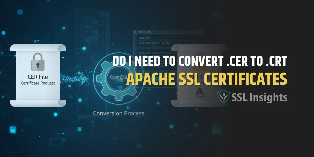 Convert .CER to .CRT for Apache SSL