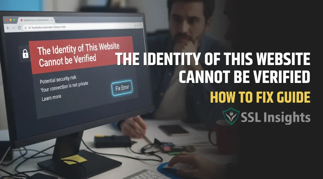 How to Quickly Fix “The Identity of This Website Cannot be Verified” Error