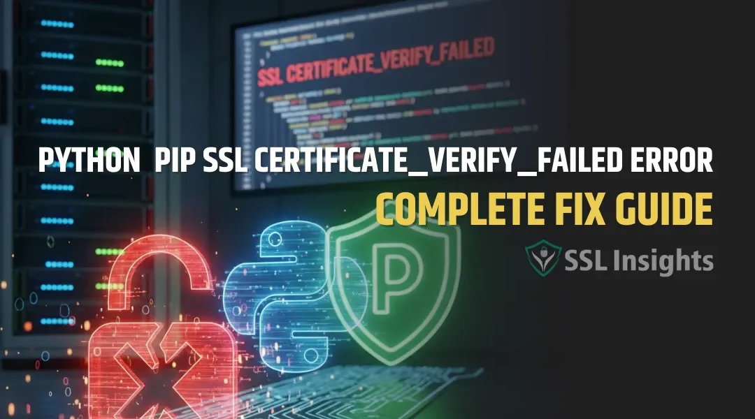 Python pip SSL Certificate_Verify_Failed Error: Complete Fix (2026 Guide)