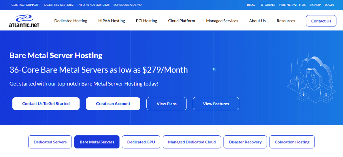 Atlantic.net Bare Metal Hosting for PCI Compliance Atlantic.net Bare Metal Hosting for PCI Compliance
