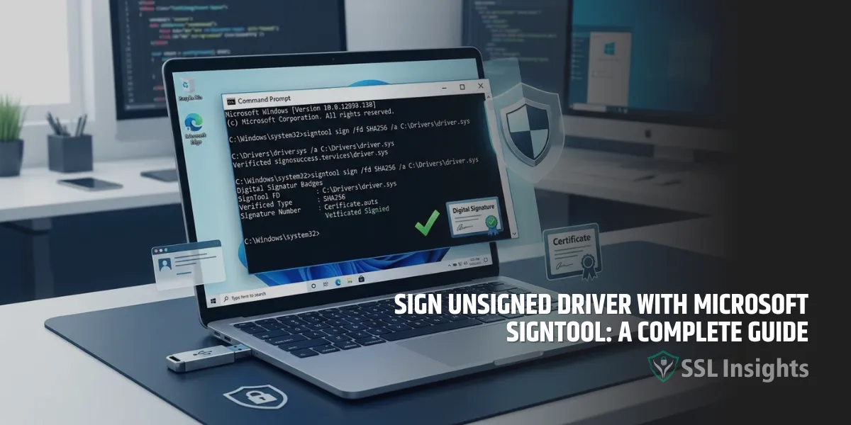 Sign Unsigned Driver with Microsoft SignTool Sign Unsigned Driver with Microsoft SignTool