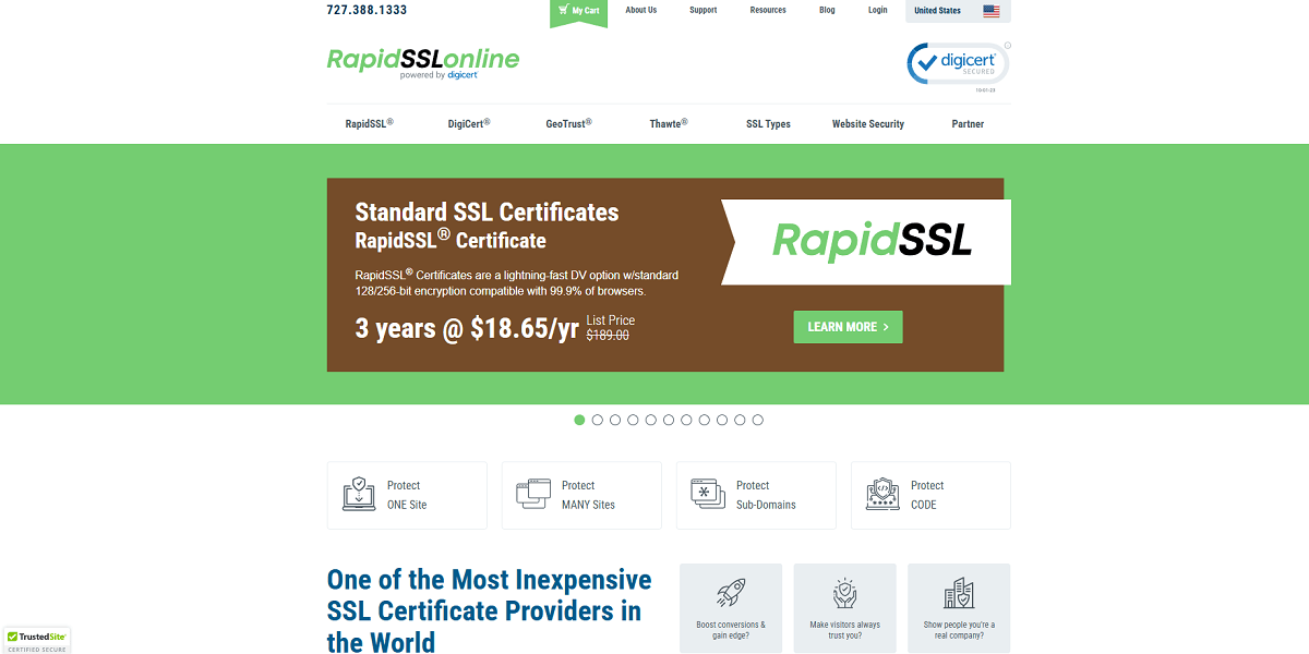RapidSSLOnline SSL Provider RapidSSLOnline SSL Provider