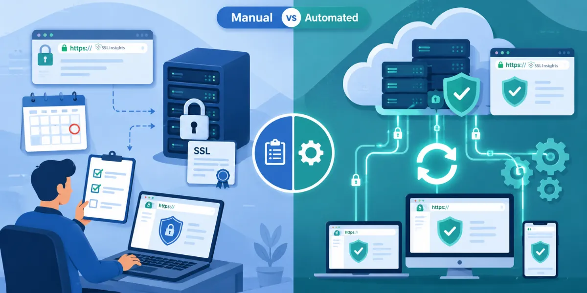 Manual vs Automated SSL Certificate Management Manual vs Automated SSL Certificate Management