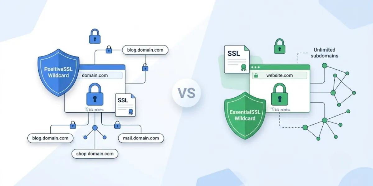 PositiveSSL Wildcard vs EssentialSSL Wildcard PositiveSSL Wildcard vs EssentialSSL Wildcard